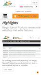 Mobile Screenshot of berghspecialproducts.nl