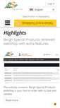 Mobile Screenshot of berghspecialproducts.com